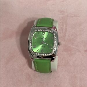 Retro Peugeot Mint Green & Silver Women's Watch